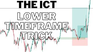 The ICT Lower Timeframe Trick [upl. by Temhem661]