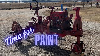 Farmall M Ep6 My First Time Painting a Tractor How Hard Can It Be [upl. by Dorene]