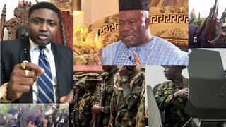 BREAKING TENSION ESCALATES AS SIMON EKPA ISSUES THREATS AGAINST AKPABIO SENATE PRESIDENT [upl. by Sucramej]