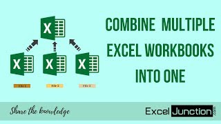 COMBINE Multiple Excel WORKBOOKS into One  ExcelJunctioncom [upl. by Cobb]