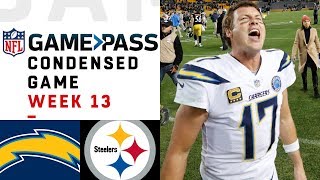 Chargers vs Steelers  Week 13 NFL Game Pass Condensed Game of the Week [upl. by Izak]