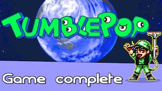 Tumblepop Arcade Complete gameplay 🕹️ Perfect  No deaths  No cheats  HD 60fps [upl. by Kenney]