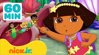 Dora the Explorer  Zeemeerminnen en magiemarathon  Compilatie van 1 uur  Nick Jr Nederlands [upl. by Wills]