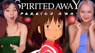 Asian girls watch Spirited Away for the first time Spirited Away Reaction Studio Ghibli [upl. by Elinnet]