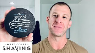 The Navigator Shaving Soap By Zingari Man  The Daily Shave [upl. by Nyladnor]