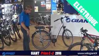 GIANT Prime E2  Le vélo électrique par VELOGIANTFR [upl. by Eyks346]