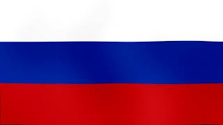 Bandera Ondeando e Himno de Rusia  Flag Waving and Anthem of Russia [upl. by Kippar782]