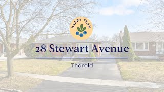 SOLD 28 Stewart Avenue  Thorold [upl. by Romney]