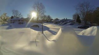 Winter Storm Jonas Time Lapse  Centreville VA [upl. by Skricki326]