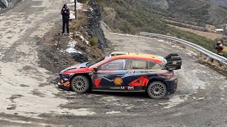 Test Rallye MonteCarlo 2024  Thierry Neuville  Hyundai i20 Rally1 [upl. by Jedd]