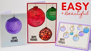 Simple and Elegant Watercolor Christmas Cards Anyone Can Make [upl. by Haraj]