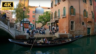 4K Venice Cannaregio  Venice Jewish Ghetto Tour  Travel in Italy  Rialto Bridge Walking Tour [upl. by Etem]