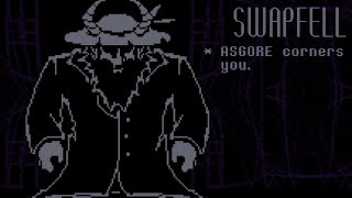 SwapFell Desolation ASGORE BOSS FIGHT PACIFIST [upl. by Aikaj]