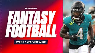 Fantasy Football Week 6 Waiver Wire Expert advice on which targets to acquire for your team [upl. by Danica]