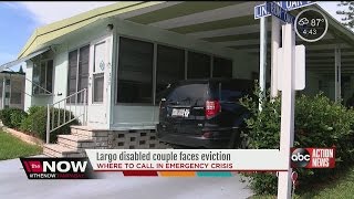 Largo disabled couple faces eviction from mobile home they own [upl. by Ymled]