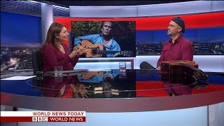 BBC World News  Antonio Forcione talks about Paco De Lucia [upl. by Evie61]