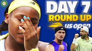 Gauff DOUBLE FAULTS Dimitrov RESURGENCE Zheng TRIUMPHS  US Open 2024  GTL Tennis Podcast [upl. by Orlena]