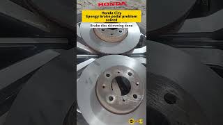 Honda City spongy brake pedal amp poor braking performance problem solved  Genuine spares shorts [upl. by Lynette]