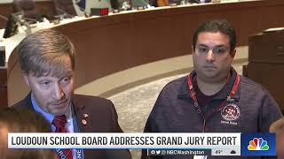 Loudoun County School Board Addresses Grand Jury Report  NBC4 Washington [upl. by Conni788]