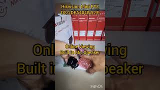 Hikvision Mini PTZ 4mp 4X DS2DE3A404IWGE Unboxing [upl. by Sklar]