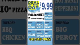 Donatelli’s Daily Special pizza etobicoke foodie toronto [upl. by Docile]