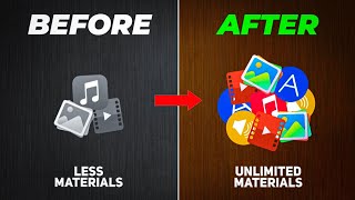 How to Get HIGHQUALITY Free Editing Materials for Youtube Videos [upl. by Ahsieni964]