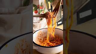 Learn how to make Spaghetti at home spaghetti homemadepasta recipe [upl. by Peh]