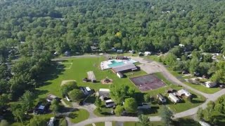 Woodsmoke Ranch Marseilles IL Aerial View [upl. by Lynea]