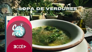 Sopa amb verdures  Cuines [upl. by Broddie322]