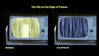 Star Trek  The City on the Edge of Forever  special effects comparison [upl. by Tu]