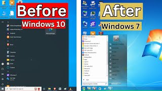 How To Make Windows 10 Look Like Windows 7 Theme 2024 Easy Way  Bring Back Vintage Looks [upl. by Aufmann]