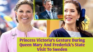 Crown Princess Victorias Perfect Curtsy to Queen Mary Sparks New Royal Rules [upl. by Nikos520]