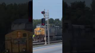 CSX 142 YN2 paint CW44AC light engines on the A amp WP sub in Fairburn Ga csx csxrailroad [upl. by Ponce]