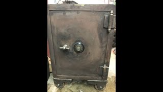 Breaking into locked antique safe Whats inside [upl. by Erick]