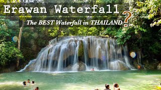 Erawan Waterfall Kanchanaburi THAILAND น้ำตกเอราวัณ  7 Level Waterfall  Erawan  Thailand Travel [upl. by Aissac]