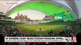 Nevada Supreme Court hears stadium financing appeal [upl. by Eniamerej122]