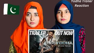 YODHA  OFFICIAL TRAILER Reaction  Sidharth Malhotra  Raashii Khanna  Disha Pakistani Reaction [upl. by Lletnahs51]