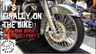 Its Finally On The Bike Road King Build Series Ep1 Part 2 [upl. by Enomsed]