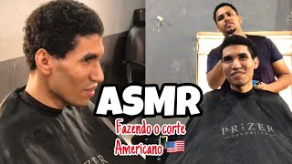 ASMR VLOG  FAZENDO O CORTE AMERICANO [upl. by Alemaj208]