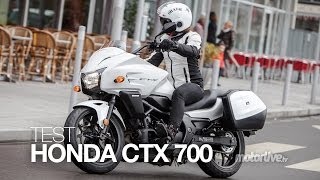 TEST  HONDA CTX 700  Custom balade ou Commuter branché [upl. by Foster]