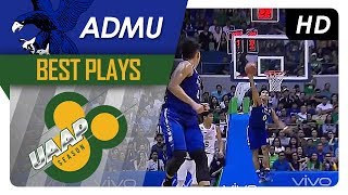 Thirdy Ravena quotvolleyball spikequot pass to Anton Asistio for the layup  ADMU  Best Plays [upl. by Ahsla]