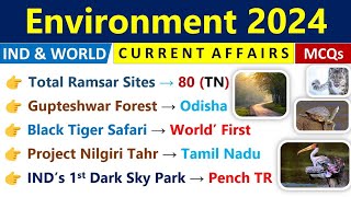 Environment Current Affairs 2024  Environment CA 2023 Revision  Env amp Ecology Current Affairs [upl. by Bouldon]