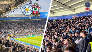 Big Game Atmosphere at the King Power Leicester v Southampton [upl. by Leakcim]