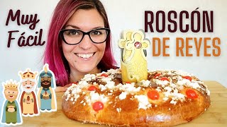 Cómo Hacer ROSCÓN DE REYES CASERO Y FÁCIL en MAMBO [upl. by Enaols]