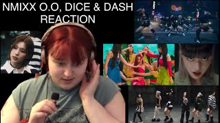 MY FIRST NMIXX REACTION  OO DICE amp DASH [upl. by Maighdlin]