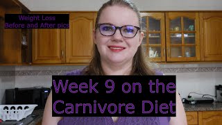 Week 9 Carnivore diet weight losscarnivorediet weightloss healthylifestyle weightloss keto [upl. by Acinorahs]