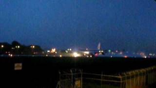 Iberia A340600 wet take off Juan Santamaria Airport MROC Costa Rica [upl. by Garlaand]