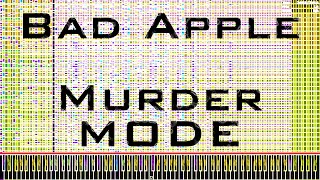 Black MIDI Bad Apple Murder Mode 48 Million Almost No Lag [upl. by Lanos]