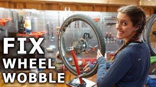 Learning to true a wheel WITH AND WITHOUT A TRUING STAND  Syd Fixes Bikes [upl. by Irahs572]