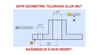 Sıfır geometrik tolerans olur mu [upl. by Odrahcir]